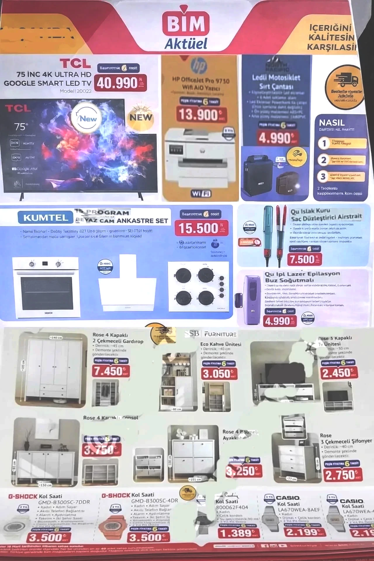 Yeni BİM 13-20 Mart aktüel ürünler kataloğu 2026! Termos çeşitleri, kamp sandalyesi, süpürge, mikrodalga ve duş fırçası geliyor.