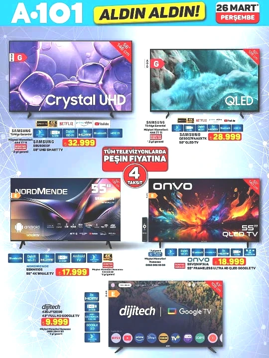 A101 AFİŞ 26 MART 2026 - A101 ALDIN ALDIN ÜRÜNLERİ TAM LİSTE A101 AFİŞ 26 MART 2026 - A101 ALDIN ALDIN ÜRÜNLERİ TAM LİSTE