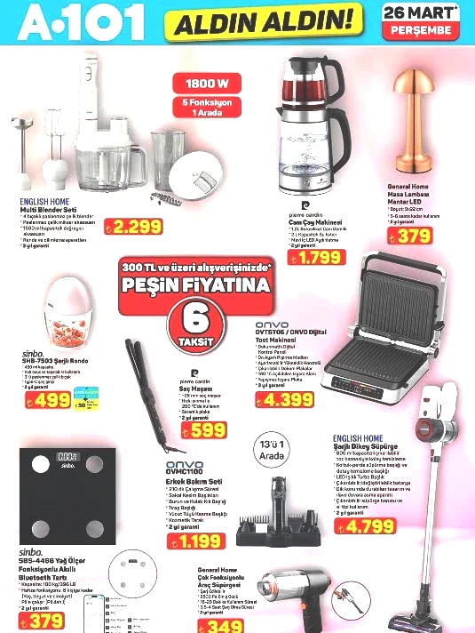 YENİ A101 AFİŞİ BU HAFTA LİSTESİ 26 MART 2026 - TEK TEK İNDİRİMLİ ÜRÜNLERİ || A101 Aldın Aldın aktüel kataloğu yeni haftada neler sunuyor A101de bu hafta broşürü ile 3lü beyaz ankastre set, çapa motoru, dalgıç su pompası, araç süpürgesi getiriyor YENİ A101 AFİŞİ BU HAFTA LİSTESİ 26 MART 2026 - TEK TEK İNDİRİMLİ ÜRÜNLERİ || A101 Aldın Aldın aktüel kataloğu yeni haftada neler sunuyor A101de bu hafta broşürü ile 3lü beyaz ankastre set, çapa motoru, dalgıç su pompası, araç süpürgesi getiriyor
