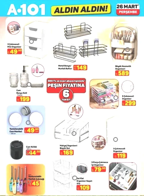 YENİ ÜRÜNLER A101 AKTÜEL 26 MART PERŞEMBE GÜNÜ SATIŞTA: A101 Aktüel ürünler neler Yeni haftanın indirimli ürünleri belli oldu A101 Aldın Aldın oyuncu koltuğu, çapa motoru, blender seti, televizyon... YENİ ÜRÜNLER A101 AKTÜEL 26 MART PERŞEMBE GÜNÜ SATIŞTA: A101 Aktüel ürünler neler Yeni haftanın indirimli ürünleri belli oldu A101 Aldın Aldın oyuncu koltuğu, çapa motoru, blender seti, televizyon...