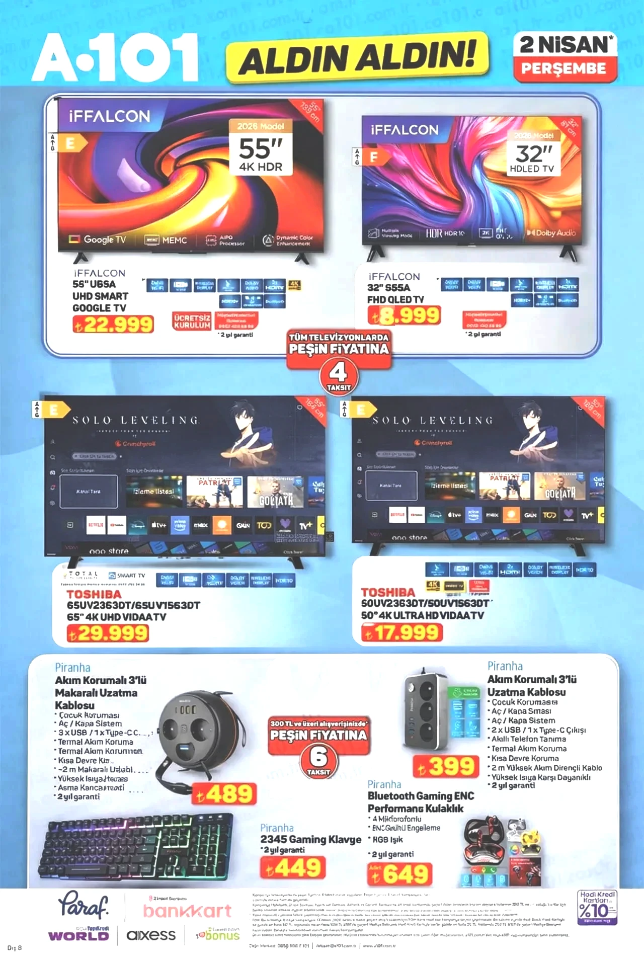 A101 26 Mart- 2 Nisan aktüel ürünler kataloğu 2026! Boy aynası, salon halısı, yemek takımı ve gaming ürünler geliyor