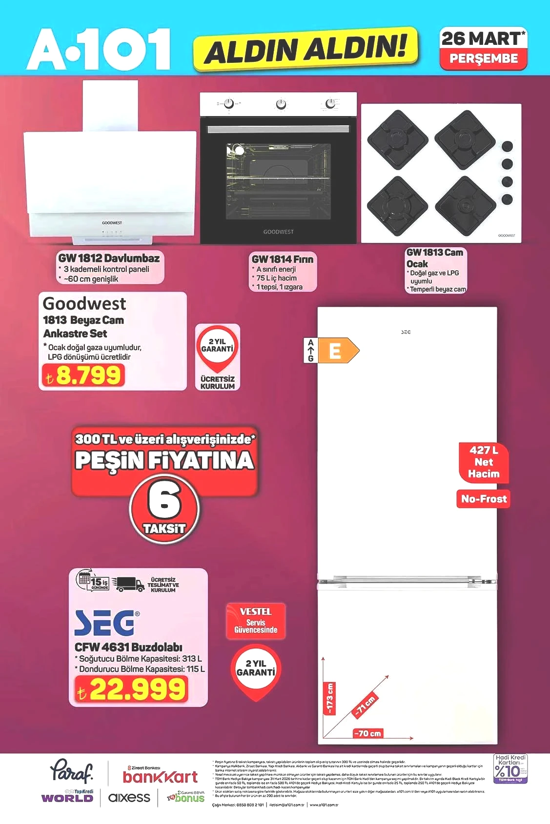 26 MART A101 ALDIN ALDIN AKTÜEL KATALOĞU