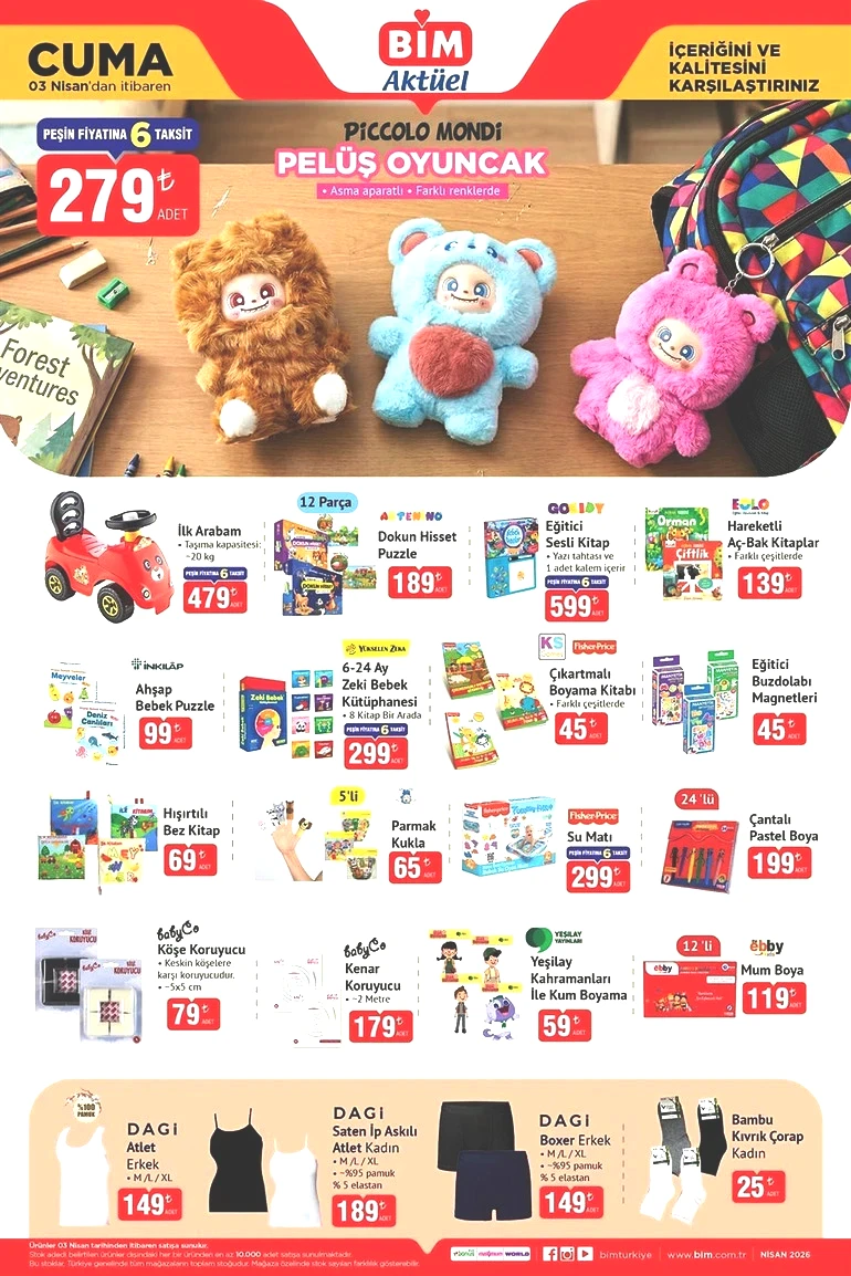BİM Cuma İndirim Kataloğunu Yayımladı! İşte BİM 3 Nisan 2026 BİM Aktüel Kataloğu... resim: 3