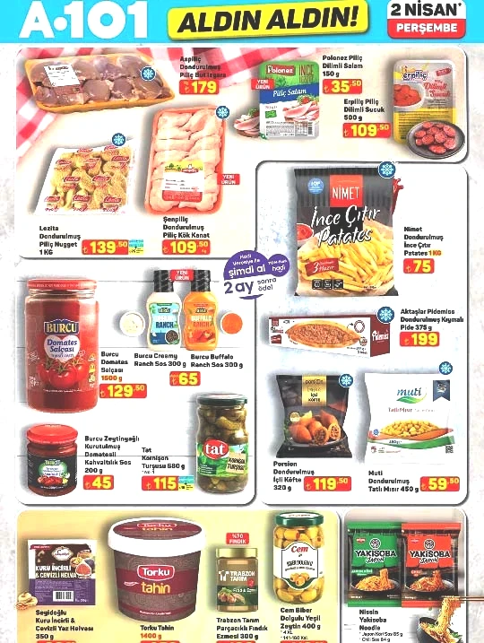 A101 AKTÜEL AFİŞİ 2 NİSAN 2026 - EN SON TAM LİSTE || A101 Aldın Aldın indirim kataloğu bu hafta neler sunuyor A101 broşürü ile forklift, boy aynası, bulaşık makinesi, kamp sandalyesi, şarjlı dik süpürge geliyor