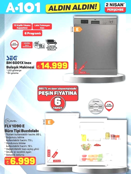A101 AKTÜEL AFİŞİ 2 NİSAN 2026 - EN SON TAM LİSTE || A101 Aldın Aldın indirim kataloğu bu hafta neler sunuyor A101 broşürü ile forklift, boy aynası, bulaşık makinesi, kamp sandalyesi, şarjlı dik süpürge geliyor